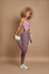 Siena High Waisted Joggers in Passion Plum
