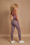 Siena High Waisted Joggers in Passion Plum