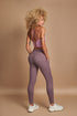 Siena High Waisted Joggers in Passion Plum