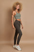 Siena High Waisted Joggers in Dark Olive