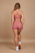 LuxFit Pink Clay Shorts