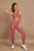LuxFit Pink Clay Leggings