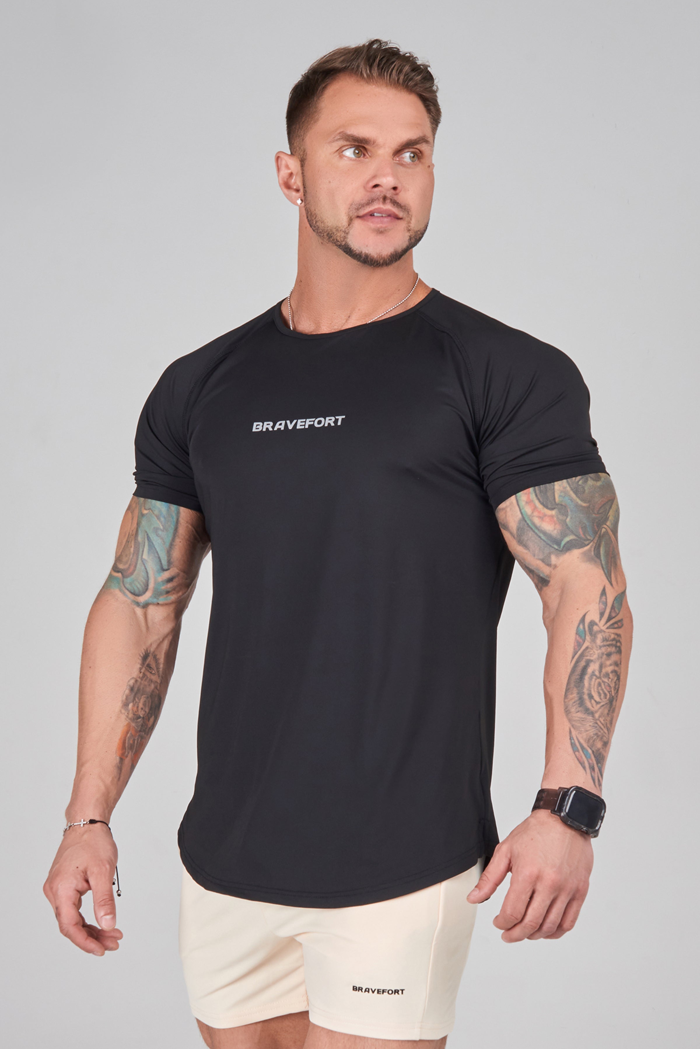 0125. Flex Pro T-Shirt / Black – BRAVEFORT
