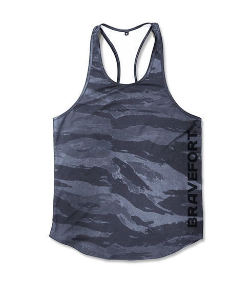 0828. Camo Stringer / Grey/Black