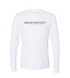 Suede Core Long Sleeve Crew - White