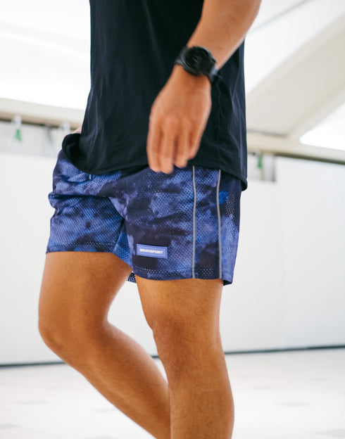 Mesh Liner Shorts 5'' / Purple