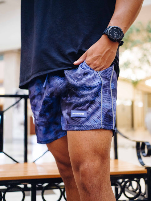 Mesh Liner Shorts 5'' / Purple
